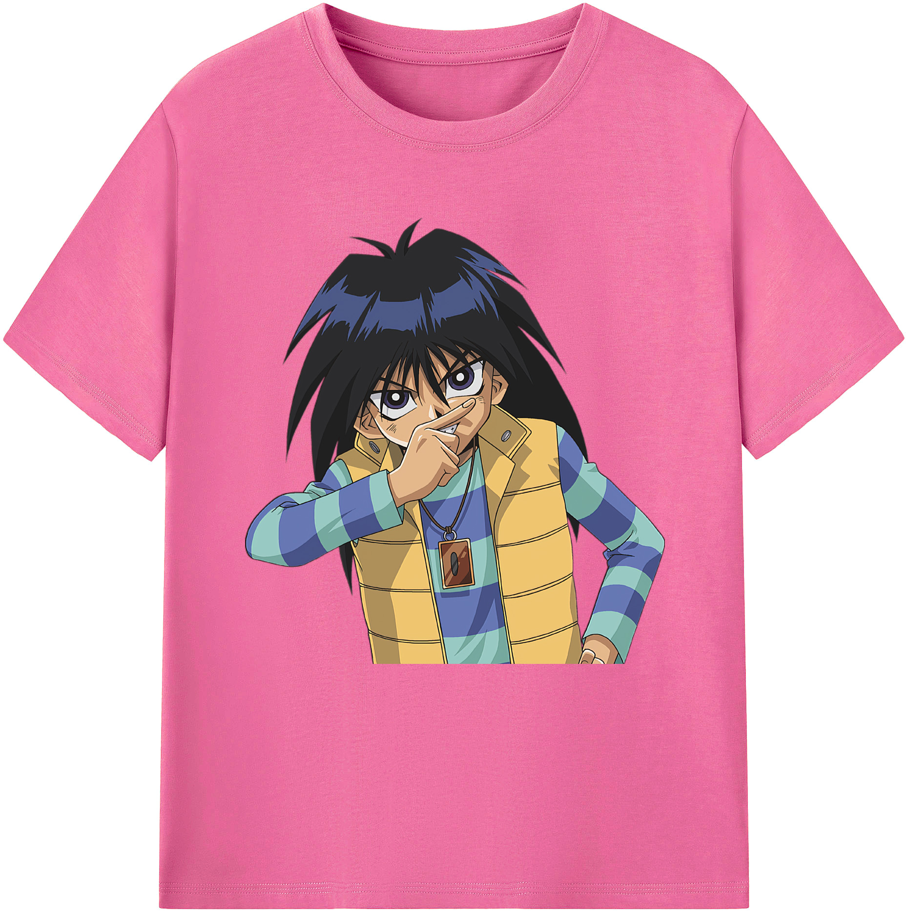 （画像用） 遊☆戯☆王 Yu-Gi-Oh! レディースカジュアルプリントTシャツ（綿100％）